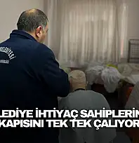 Belediye İhtiyaç Sahiplerinin Kapısını Tek Tek Çalıyor