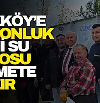 Bozköy'e 30 Tonluk Yeni Su Deposu Hizmete Hazır