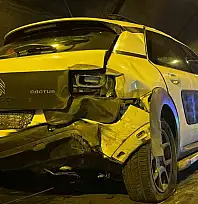 Cenazeye giden aile ölümden döndü: Bolu Dağı Tüneli'nde tırın çarpıp kaçtığı otomobil takla attı
