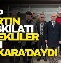 CHP Bartın Teşkilatı Emekliler İçin Ankara'daydı