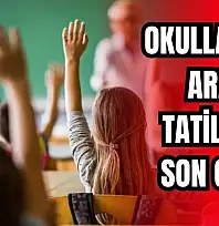 Ders zili yeniden çalacak