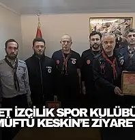 Diyanet İzcilik Spor Kulübü'nden Müftü Keskin'e Anlamlı Ziyaret