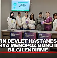 Dünya Menopoz Günü İçin Bilgilendirme Standı Kuruldu