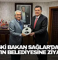 Eski Bakan Sağlar'dan  Bartın Belediyesine Ziyaret