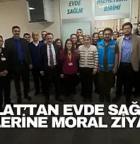 Evde Sağlık Ekiplerine Moral Ziyareti