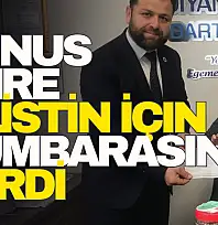 Filistin İçin Kumbarasını Verdi