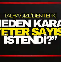 Fon Tartışmasına Tepki: 'Neden Karar Yeter Sayısı İstendi?'