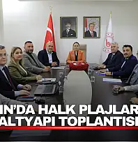 Halk Plajları Masada: Altyapı Çalışmaları Değerlendirildi