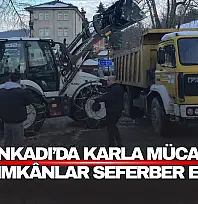Hasankadı'da Karla Mücadele Sürüyor