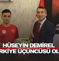 Hüseyin Demirel Türkiye Üçüncüsü Oldu