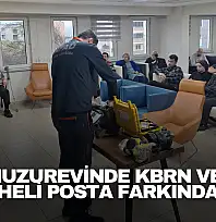 Huzurevinde KBRN ve şüpheli posta farkındalığı