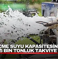 İçme Suyu Kapasitesine 5 Bin Tonluk Takviye