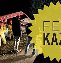 İşçi servisi kaza yaptı