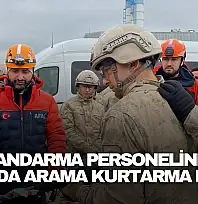 Jandarma Personeline Enkazda Arama Kurtarma Eğitimi