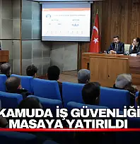 Kamuda iş sağlığı ve güvenliği toplantılarının 43'üncüsü Bartın'da yapıldı