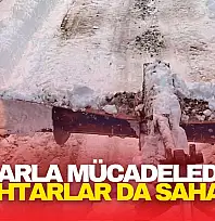 Karla Mücadelede Muhtarlar da Sahada
