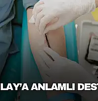 Kızılay'a Anlamlı Destek