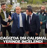 Kozcağız'da Ağu Deresi ve Menfez Çalışmaları Yerinde İncelendi