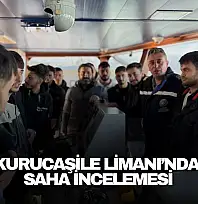 Kurucaşile Limanı'nda Saha İncelemesi
