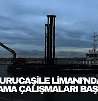 Kurucaşile Limanı'nda Tarama Çalışmaları Başladı