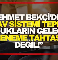 Mehmet Bekçi: 'Çocukların geleceği deneme tahtası değil!'