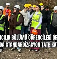 Mesleği öğreniyorlar