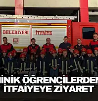 Minik Öğrencilerden İtfaiyeye Ziyaret