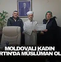 Moldovalı Kadın Bartın'da Müslüman Oldu