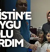 Öğrencilerden Filistin'e Duygu Dolu Yardım