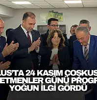 Öğretmenler Günü Programı Yoğun İlgi Gördü