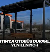 Otobüs Durakları Yenileniyor
