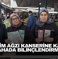 Rahim ağzı kanserine karşı sahada bilinçlendirme çalışması