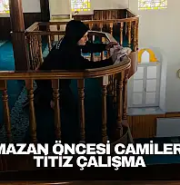 Ramazan Öncesi Camilerde Titiz Çalışma