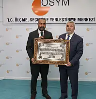 Rektör Akkaya, ÖSYM Başkanı Ersoy'u ziyaret etti