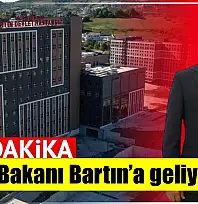 Sağlık Bakanı Bartın'a geliyor
