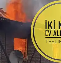 Sipahiler köyünde yangın