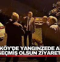 Şirinköy'de Yangından Etkilenen Aileyi Yalnız Bırakmadılar