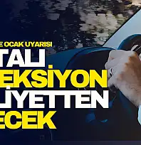 Sürücülere Ocak Uyarısı!