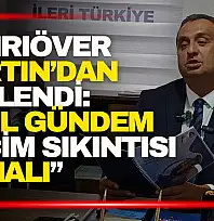 Tanrıöver: ''Meclisin Önceliği Vatandaşın Geçim Sıkıntısı Olmalı''