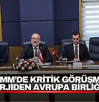 TBMM'de Kritik Görüşme: Enerjiden Avrupa Birliği'ne