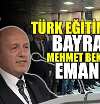 Türk Eğitim-Sen'de bayrağı Bekçi'ye emanet