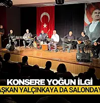 Türk Halk Müziği Konserine Yoğun İlgi