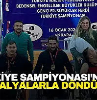 Türkiye Şampiyonası'ndan Madalyalarla Döndüler