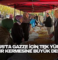 Ulus'ta Gazze İçin Tek Yürek