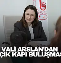 Vali Arslan'dan Açık Kapı Mesajı: 'Vatandaşın Talebi Devletin Gündemidir'