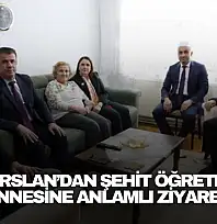 Vali Arslan'dan Anlamlı 24 Kasım Ziyareti