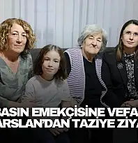 Vali Arslan'dan Taziye Ziyareti