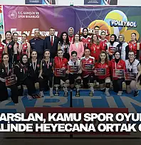 Vali Arslan, Kamu Spor Oyunları Finalinde Heyecana Ortak Oldu