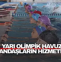 Yarı Olimpik Havuz Vatandaşların Hizmetinde