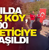 Yılda 202 Köy, 3500 Üreticiye Ulaşıldı